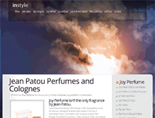 Tablet Screenshot of joyperfumes.com